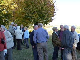 Einweihung der sieben Fußfälle im Oktober 2012 (Foto: Karl-Franz Thiede)